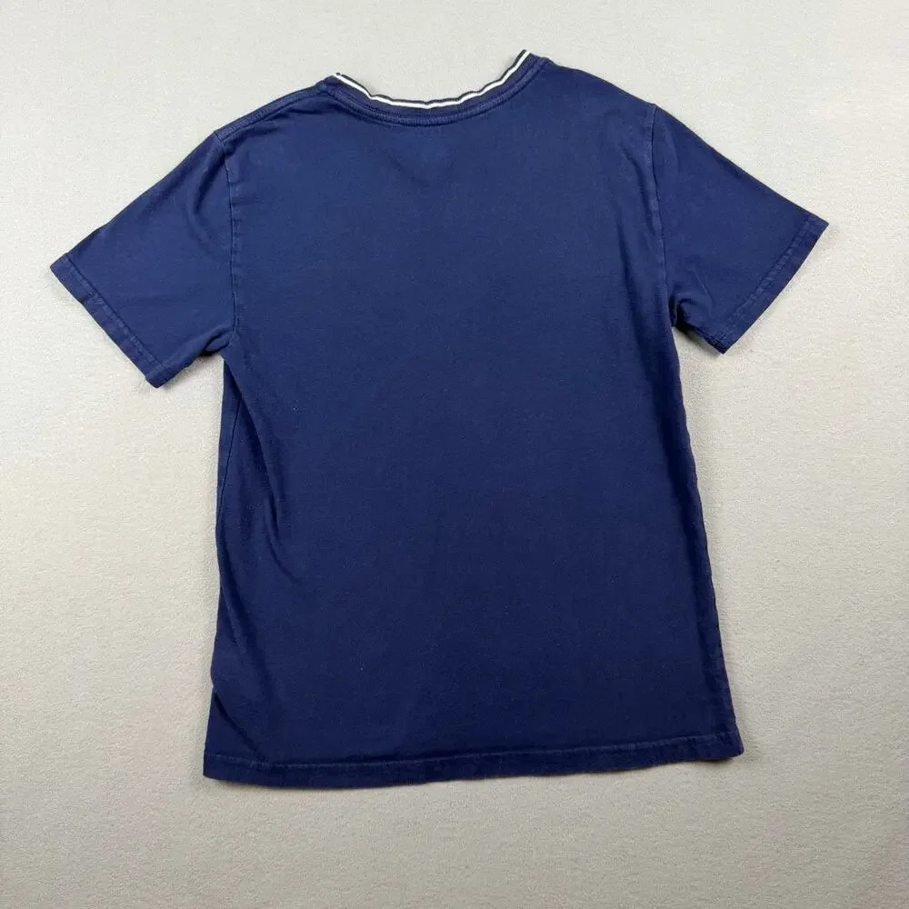 Polo Ralph Lauren Boys V-Neck Pony Tee Blue M 10-12